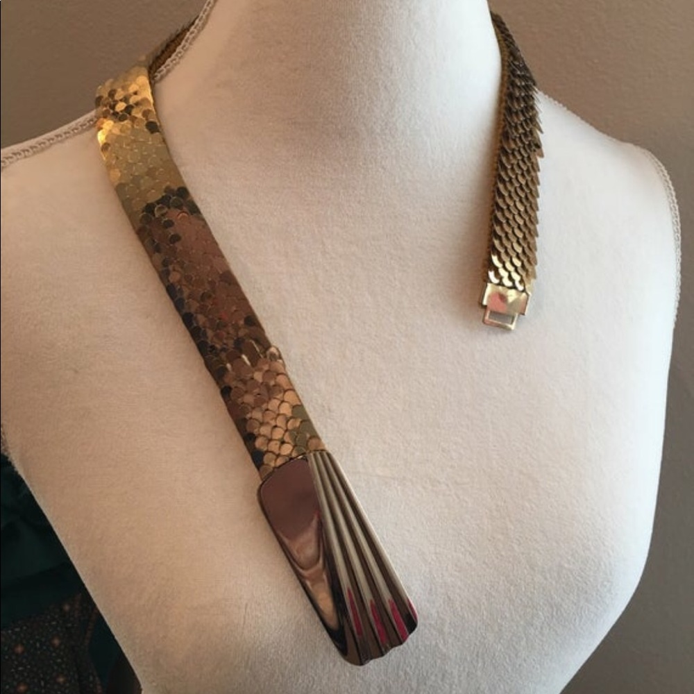 Gold fish scale belt 🥳